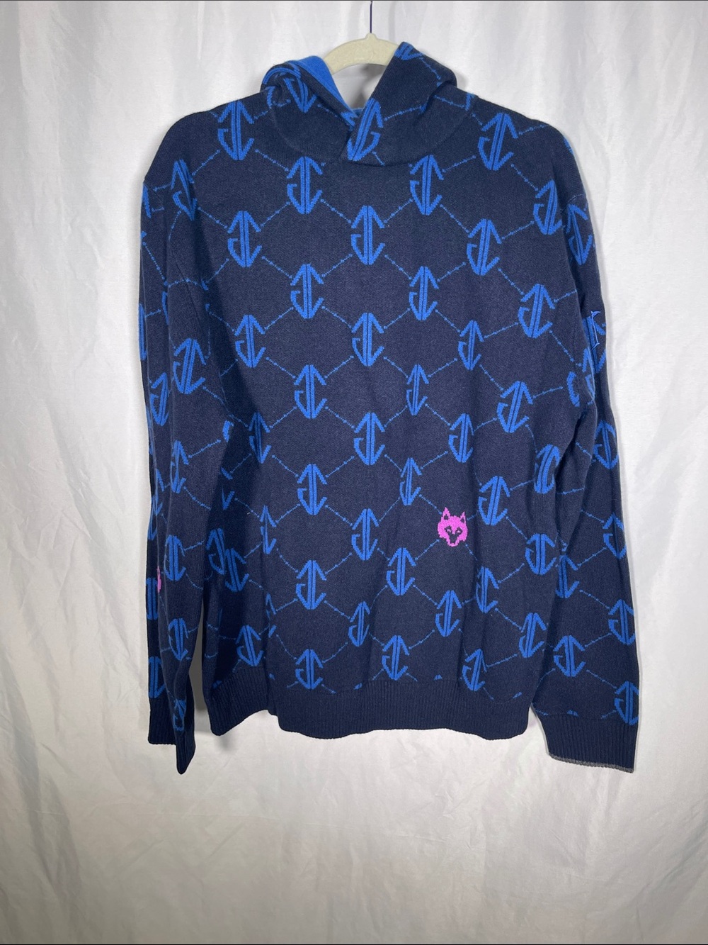 GREYSON MENS KOKO WOOL CASHMERE HOODIE SWEATER SWEATSHIRT MALTESE BLUE XL